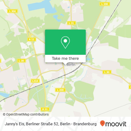Карта Janny's Eis, Berliner Straße 52