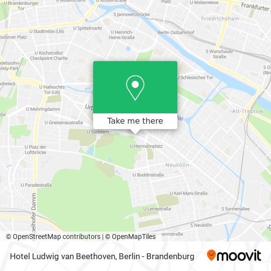 Hotel Ludwig van Beethoven map