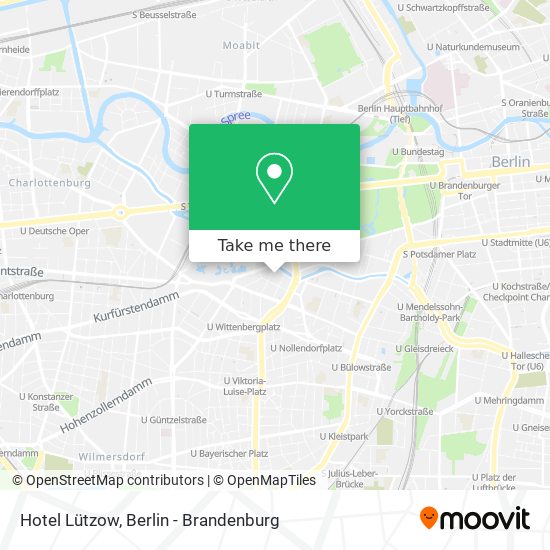 Hotel Lützow map