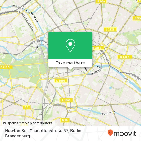 Карта Newton Bar, Charlottenstraße 57