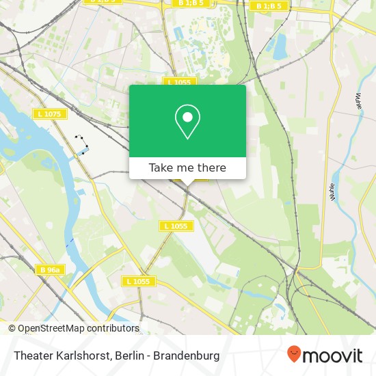 Theater Karlshorst map