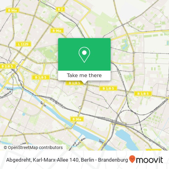 Abgedreht, Karl-Marx-Allee 140 map