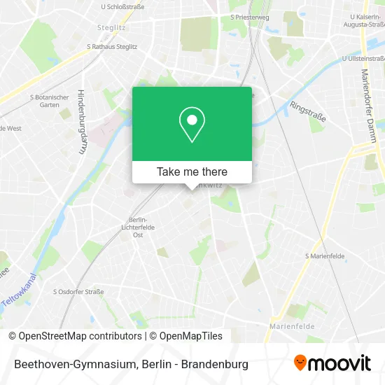 Beethoven-Gymnasium map