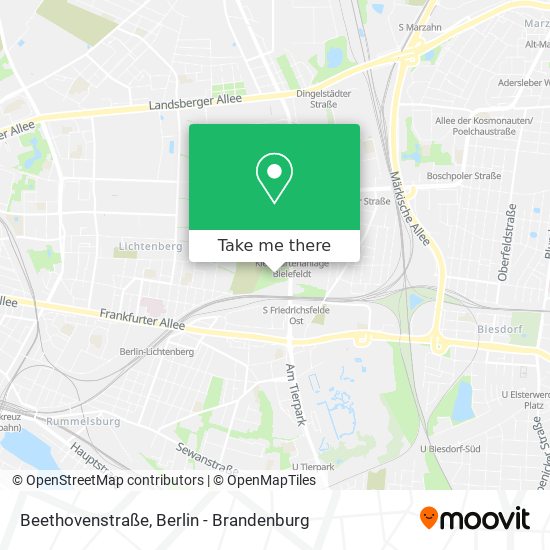 Карта Beethovenstraße