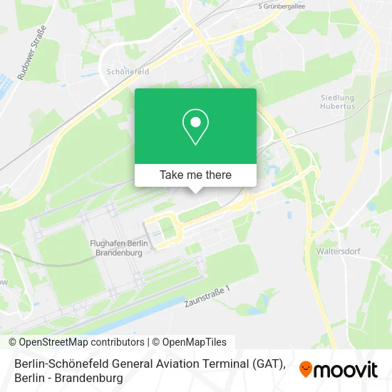 Карта Berlin-Schönefeld General Aviation Terminal (GAT)