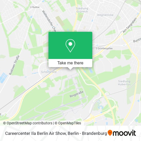 Careercenter Ila Berlin Air Show map