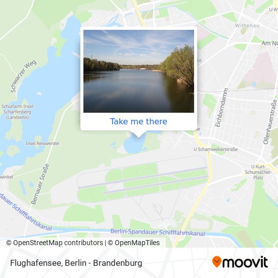 Flughafensee map