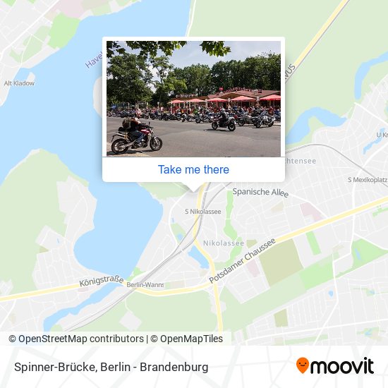 Spinner-Brücke map