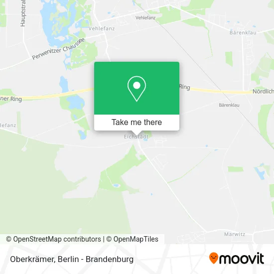 Карта Oberkrämer
