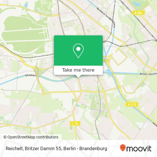 Reichelt, Britzer Damm 55 map