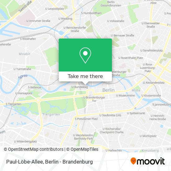 Paul-Löbe-Allee map