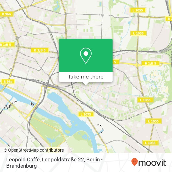 Карта Leopold Caffe, Leopoldstraße 22