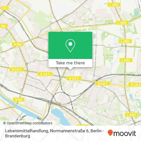 Lebensmittelhandlung, Normannenstraße 6 map