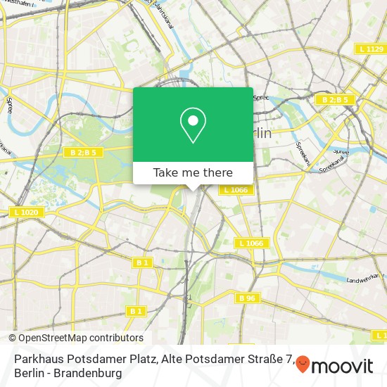 Parkhaus Potsdamer Platz, Alte Potsdamer Straße 7 map