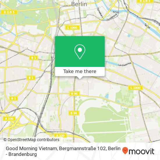 Good Morning Vietnam, Bergmannstraße 102 map