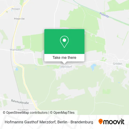 Hofmanns Gasthof Merzdorf map
