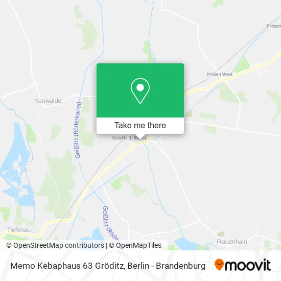 Карта Memo Kebaphaus 63 Gröditz