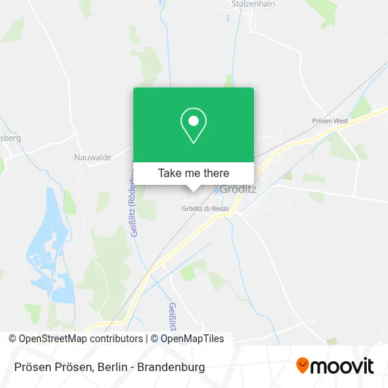 Prösen Prösen map
