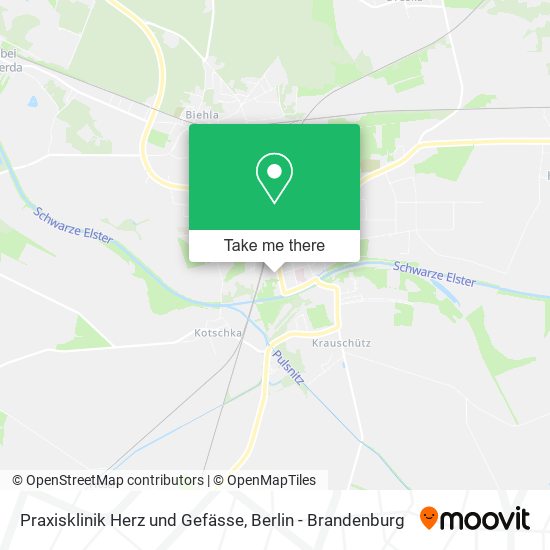 Praxisklinik Herz und Gefässe map