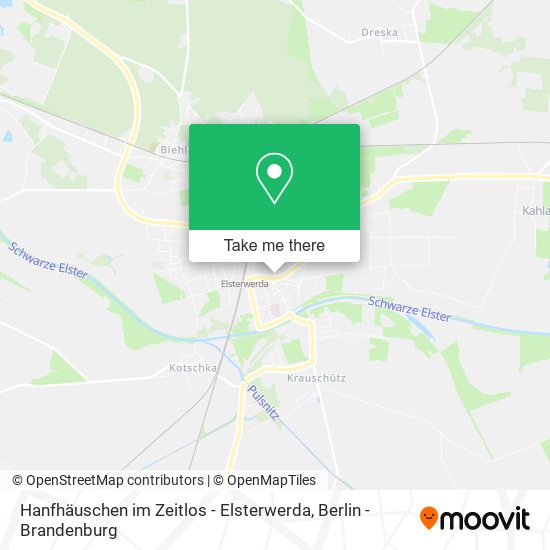 Hanfhäuschen im Zeitlos - Elsterwerda map