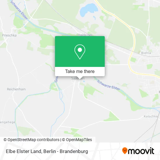 Карта Elbe Elster Land