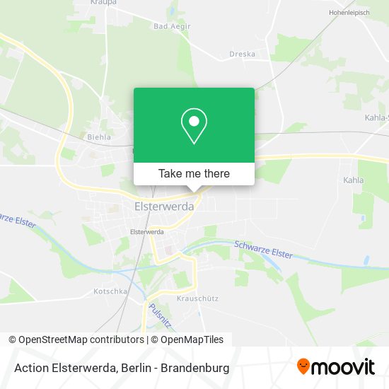 Action Elsterwerda map