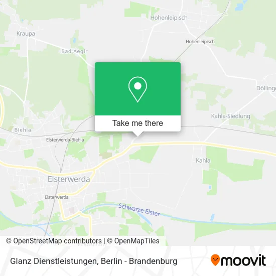 Glanz Dienstleistungen map