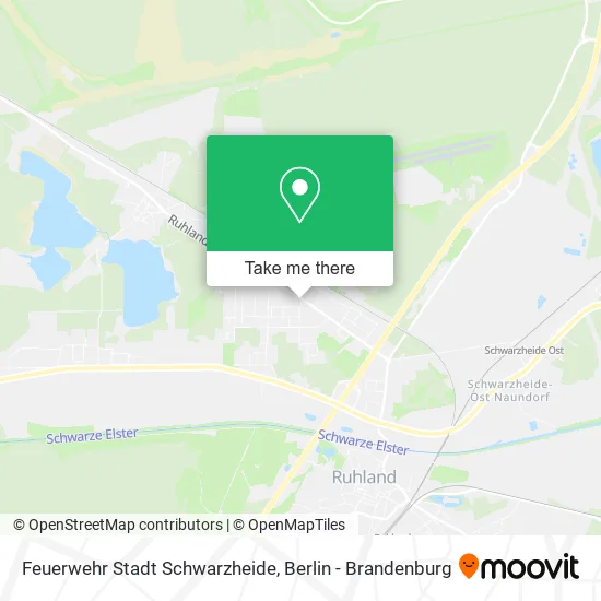 Карта Feuerwehr Stadt Schwarzheide
