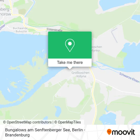 Bungalows am Senftenberger See map