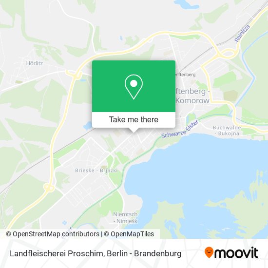 Карта Landfleischerei Proschim