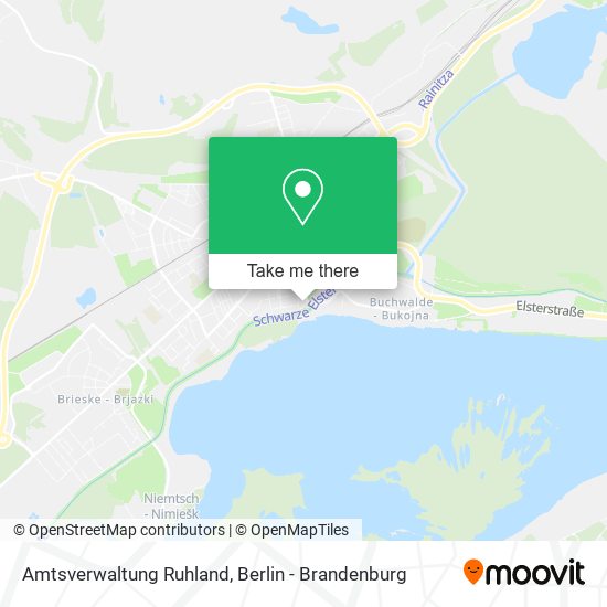 Amtsverwaltung Ruhland map