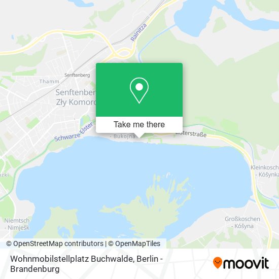 Wohnmobilstellplatz Buchwalde map