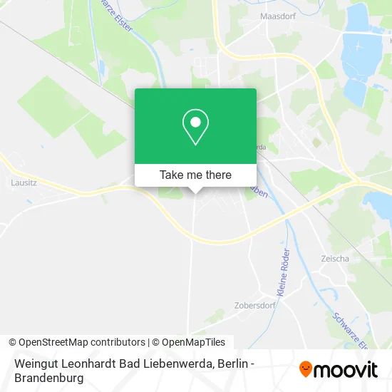 Карта Weingut Leonhardt Bad Liebenwerda