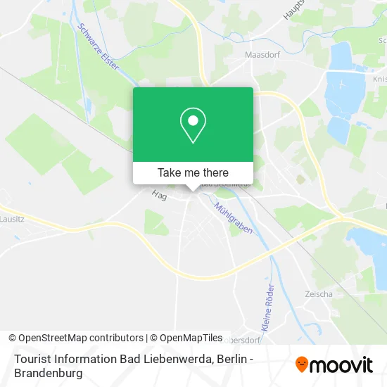 Карта Tourist Information Bad Liebenwerda