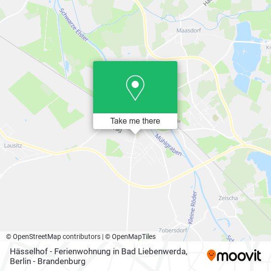 Hässelhof - Ferienwohnung in Bad Liebenwerda map