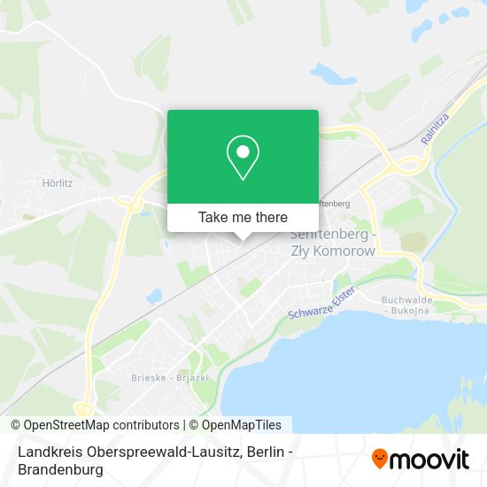 Landkreis Oberspreewald-Lausitz map
