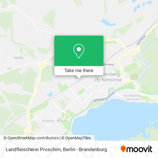 Карта Landfleischerei Proschim