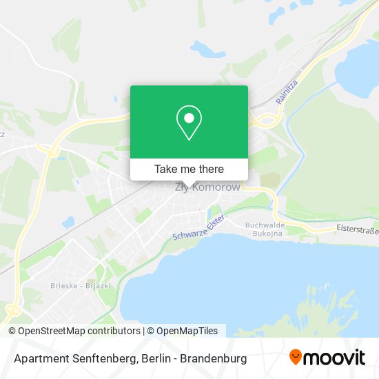 Apartment Senftenberg map