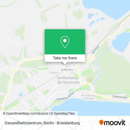 Gesundheitszentrum map