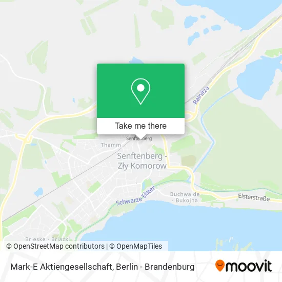 Карта Mark-E Aktiengesellschaft