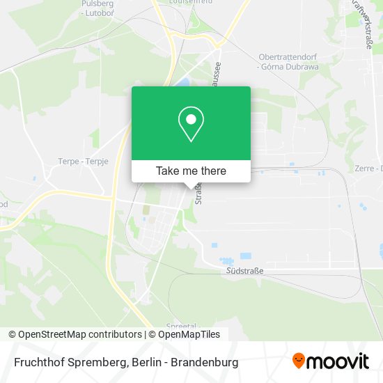 Fruchthof Spremberg map