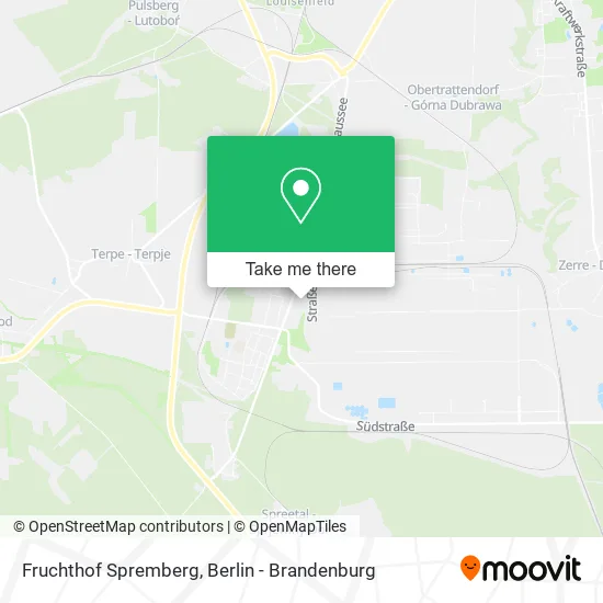 Карта Fruchthof Spremberg