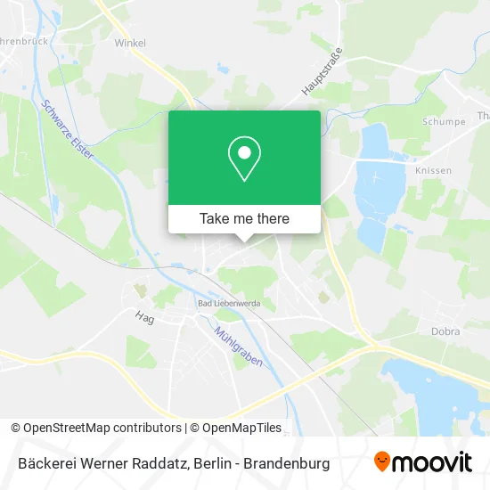 Карта Bäckerei Werner Raddatz