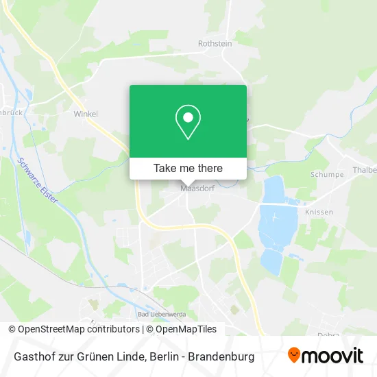 Карта Gasthof zur Grünen Linde