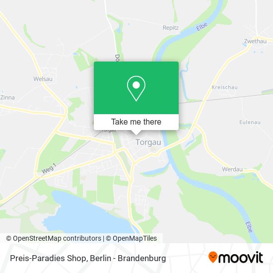 Preis-Paradies Shop map