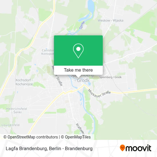 Lagfa Brandenburg map