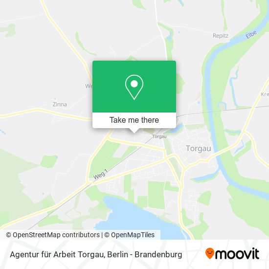 Agentur für Arbeit Torgau map