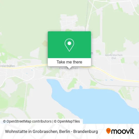 Карта Wohnstatte in Grobraschen
