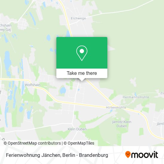Ferienwohnung Jänchen map