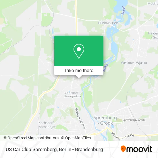 Карта US Car Club Spremberg